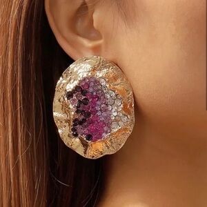 Zara rhinestone earrings